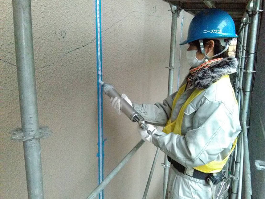 スタッフのマスク着用